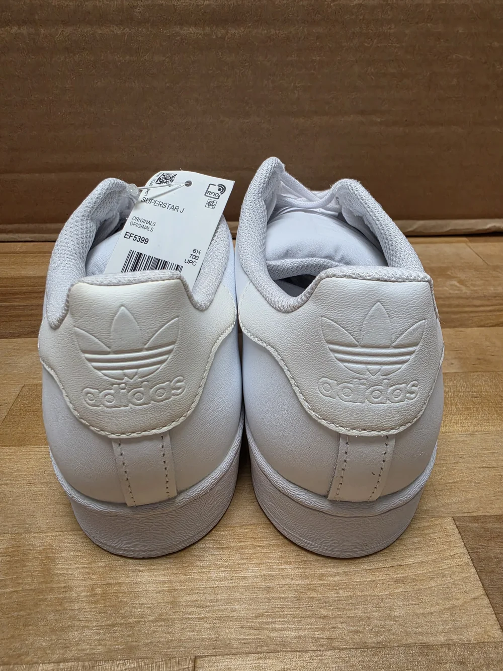 adidas Superstar Low Top Sneakers - White Size 7 Kids